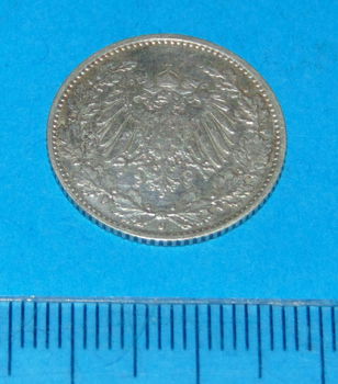Duitsland - halve mark 1909J - zilver - 1