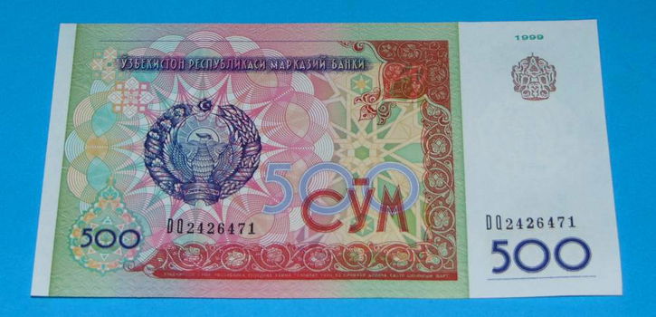 Oezbekistan - 500 sum 1999 - Unc - 1