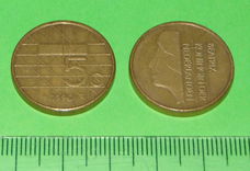 Nederland - 5 gulden 1990 - prijs verlaagd