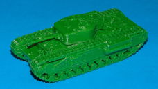 Britse Churchill tank - 3D-print in diverse schalen