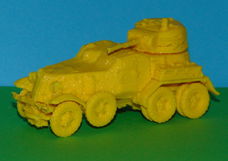 Sovjet BA-10 pantserwagen - 3D-print in diverse schalen