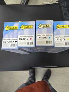 Laser Toner Cartridge TN-421BK, M, C en Y