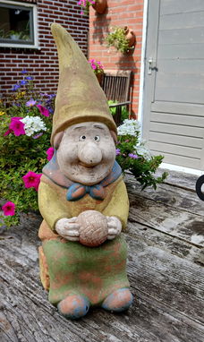 Kabouter - tuinkabouter - gnome - ca. 42 cm hoog - keramiek