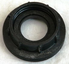 Verloopstuk / Adapter, Filterbus NBC, Gasmasker C3, jaren'70/'80.(Nr.21)