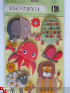 K&Company grand adhesion actopus to zelephant felt animal