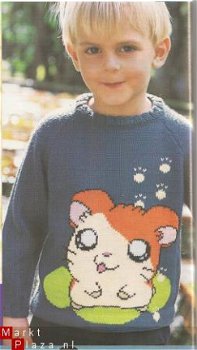 breipatroon 1193 trui bijou (hamtaro) - 1