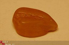 #55 Barnsteen Trommelsteen Amber tumbled stone