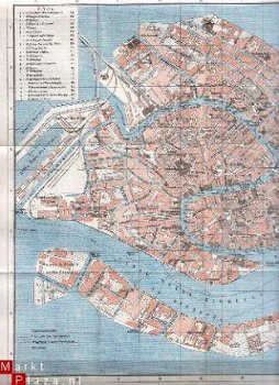 oude plattegrond Venetië - 1