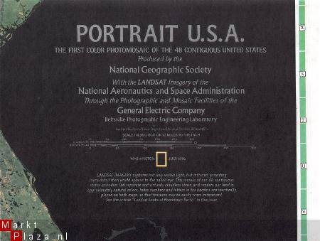 landkaart NG Portrait USA - 1