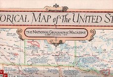 landkaart NG Historical Map of the United States