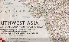 landkaart NG Southwest Asia