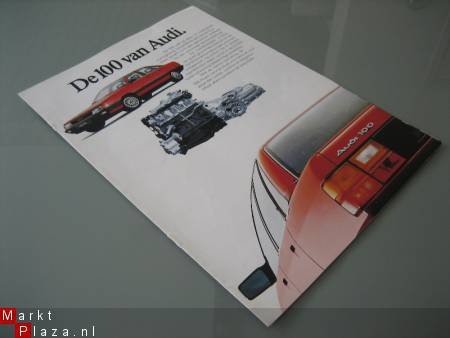 00448 Nederlandstalige brochure De 100 van Audi, 89 - 1