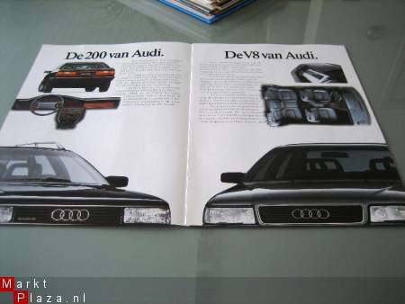 00448 Nederlandstalige brochure De 100 van Audi, 89 - 1