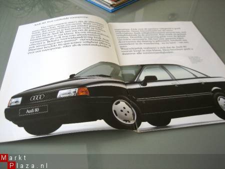 00453 Nederlandstalige Brochure Audi 80 6/90 - 1