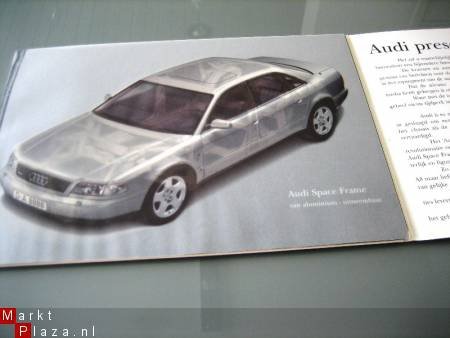00455 Brochure Introductiekaart Audi Aluminium A8 - 1
