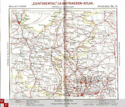 Continental Landstrassen Atlas für Mittel Europa - 1