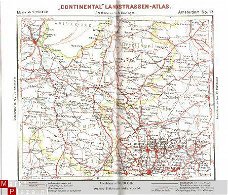 Continental Landstrassen Atlas für Mittel Europa