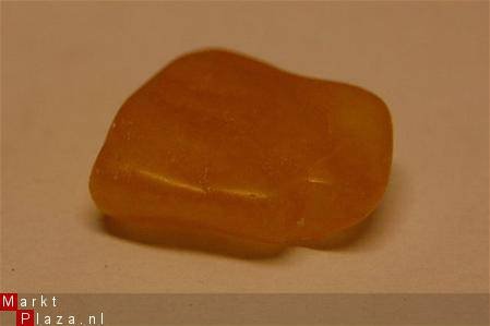 #56 Barnsteen Trommelsteen Amber tumbled stone - 1