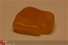 #56 Barnsteen Trommelsteen Amber tumbled stone