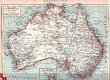 landkaartje Australie uit 1909 - 1 - Thumbnail