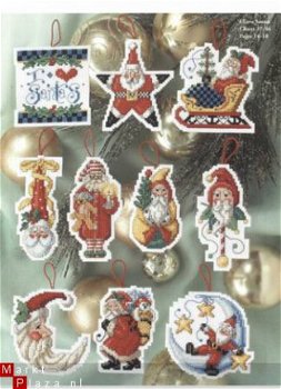 borduurpatroon christmas ornaments (KO) - 1