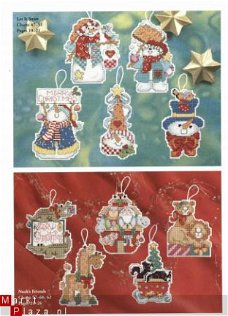 borduurpatroon christmas ornaments (KO)