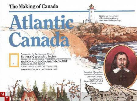 landkaart NG Atlantic Canada - 1