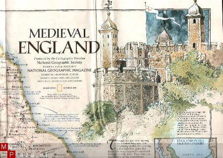 landkaart NG Medieval England - 1