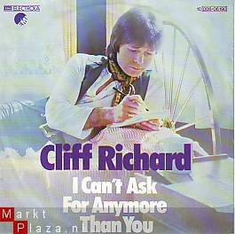 CLIFF RICHARD I CAN'T ASK FOR ANYMORE THAN YOU - 1