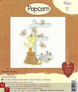 borduurpatroon popcorn alfabet (PC) - 1